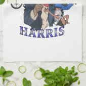 Kamala Harris Bootleg Rap Style Election Geschirrtuch (Gefaltet)