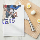 Kamala Harris Bootleg Rap Style Election Geschirrtuch (Viertel Falte)