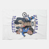 Kamala Harris Bootleg Rap Style Election Geschirrtuch (Horizontal)