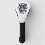 Kamala Harris Bootleg Rap Style Election Golf Headcover (Vorderseite)