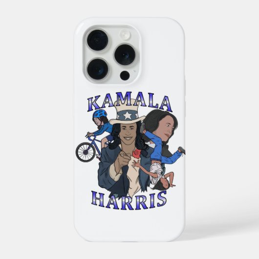Kamala Harris Bootleg Rap Style Election iPhone Hülle (Rückseite)