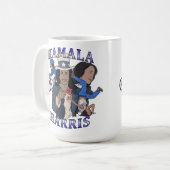 Kamala Harris Bootleg Rap Style Election Kaffeetasse (Vorderseite Links)