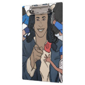 Kamala Harris Bootleg Rap Style Election Klemmbrett (Links)