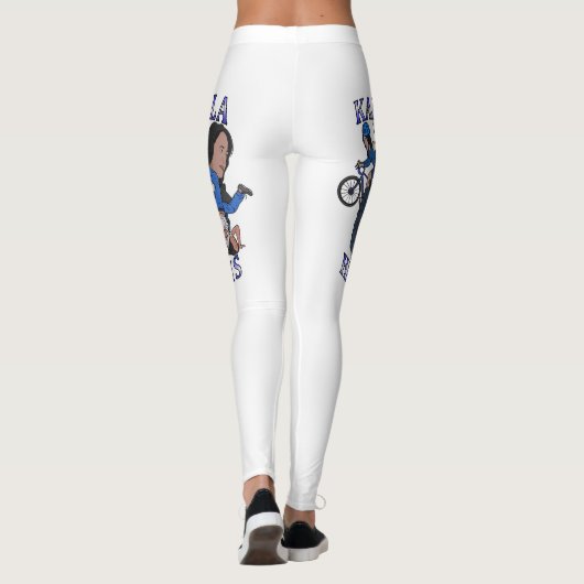 Kamala Harris Bootleg Rap Style Election Leggings (Rückseite)