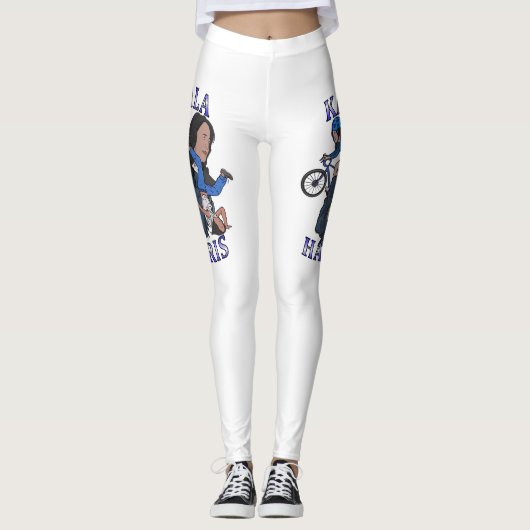 Kamala Harris Bootleg Rap Style Election Leggings (Vorderseite)