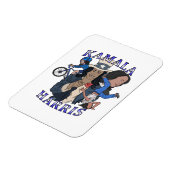 Kamala Harris Bootleg Rap Style Election Magnet (Linke Seite)