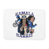 Kamala Harris Bootleg Rap Style Election Magnet (Horizontal)