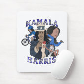 Kamala Harris Bootleg Rap Style Election Mousepad (Mit Mouse)