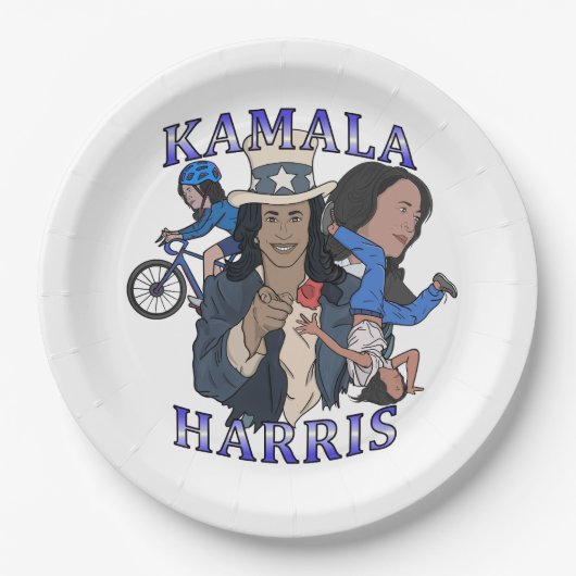 Kamala Harris Bootleg Rap Style Election Pappteller (Vorderseite)
