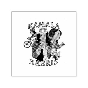 Kamala Harris Bootleg Rap Style Election Permastempel