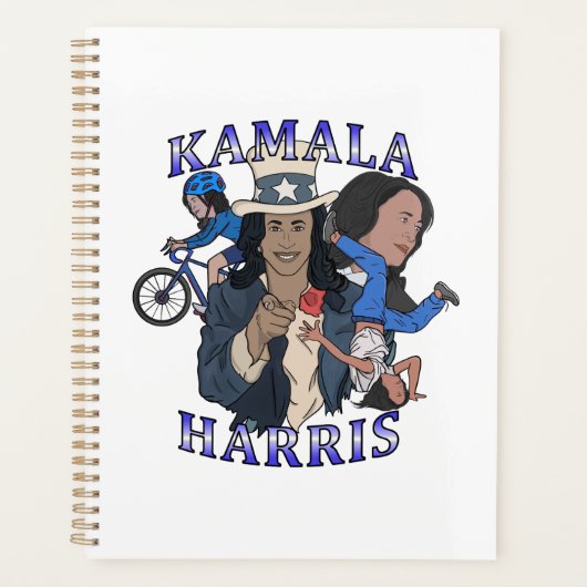 Kamala Harris Bootleg Rap Style Election Planer (Vorderseite)
