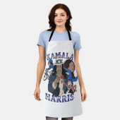 Kamala Harris Bootleg Rap Style Election Schürze (Getragen)