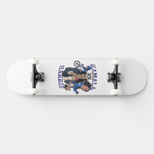 Kamala Harris Bootleg Rap Style Election Skateboard (Horizontal)