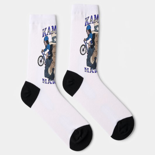 Kamala Harris Bootleg Rap Style Election Socken (Rechts)