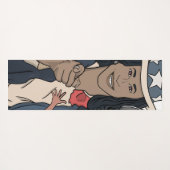 Kamala Harris Bootleg Rap Style Election Yogamatte (Rückseite (Horizontal))