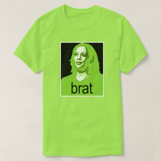 Kamala Harris Brat T-Shirt (Design vorne)