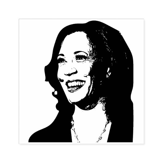 Kamala Harris Briefmarke Gummistempel (Prägung)