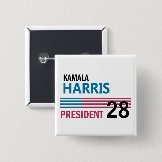 Kamala Harris Button (Vorne & Hinten)