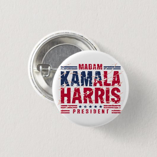 Kamala Harris Button (Vorne & Hinten)