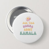 Kamala Harris Button (Vorne & Hinten)