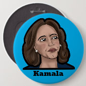Kamala Harris Button (Vorne & Hinten)