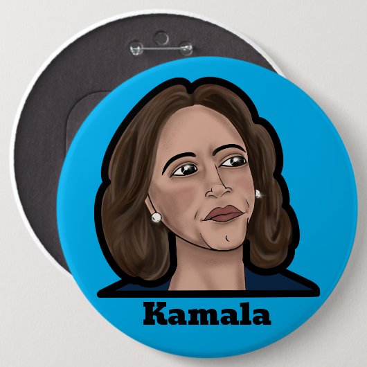 Kamala Harris Button (Vorne & Hinten)
