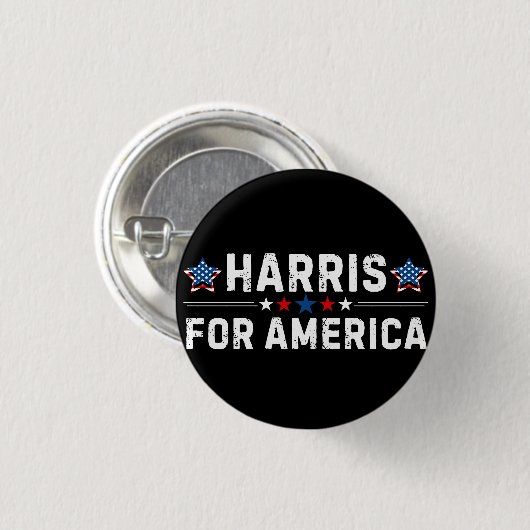 Kamala Harris Button (Vorne & Hinten)