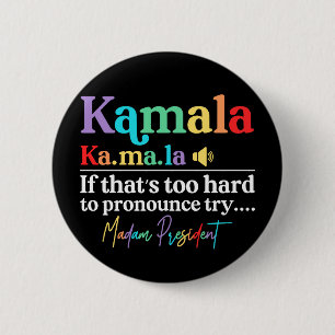 Kamala Harris Button