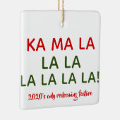 Kamala (Harris) Carol Keramik Keramikornament (Rechts)