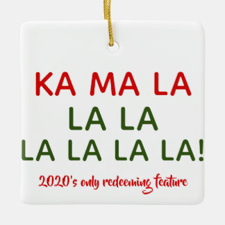 Kamala (Harris) Carol Keramik Keramikornament