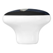 Kamala Harris Cartoon Keramikknauf (Seitenansicht)