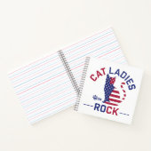 KAMALA HARRIS CAT LADIES ROCK! Notizbuch (Innenseite)