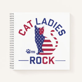 KAMALA HARRIS CAT LADIES ROCK! Notizbuch