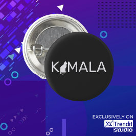 Kamala Harris Cat Lady, Cat Lady Liebe Kamala Button