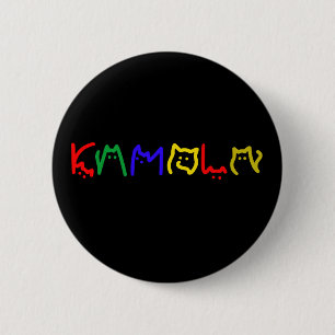 Kamala Harris - Cat Lettering Button