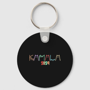 Kamala Harris Cat Lettering Funny Cat Ladys for K Schlüsselanhänger