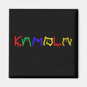 Kamala Harris - Cat Lettering Magnet (Vorne)