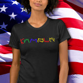 Kamala Harris - Cat Lettering T-Shirt