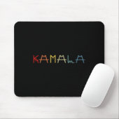 Kamala Harris Cat Vintag Lettering Positiver Funny Mousepad (Mit Mouse)