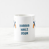 Kamala Harris Cat w Orange Rat Kaffeetasse (Mittel)