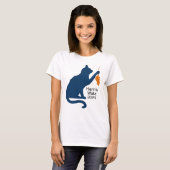 Kamala Harris Cat w Orange Rat T-Shirt (Vorne ganz)