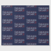 Kamala Harris - Childless Cat Lady 2024 I Geschenkpapier (Flach)