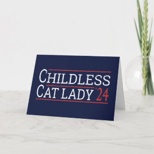 Kamala Harris - Childless Cat Lady 2024 I Karte