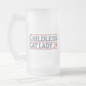 Kamala Harris - Childless Cat Lady 2024 I Mattglas Bierglas (Links)