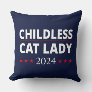 Kamala Harris - Childless Cat Lady 2024 III Kissen