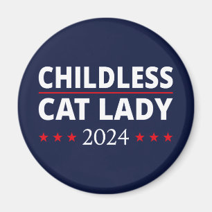 Kamala Harris - Childless Cat Lady 2024 III Magnet