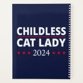 Kamala Harris - Childless Cat Lady 2024 III Planer (Rückseite)