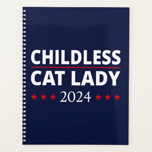 Kamala Harris - Childless Cat Lady 2024 III Planer (Vorderseite)