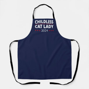 Kamala Harris - Childless Cat Lady 2024 III Schürze