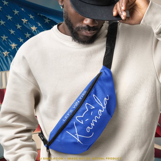 Kamala Harris 'Childless Cat Lady' Lasse den Sieg. Bauchtasche